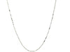14k White Gold Diamond-Cut Bead Chain (0.90 mm) (Style 75965)