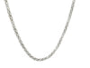 Rhodium Plated 2.5mm Sterling Silver Popcorn Style Chain