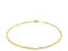 10k Yellow Gold Singapore Anklet 1.5mm