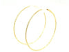Textured Endless Hoop Earrings in 14k Yellow Gold