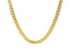 5.3mm 14k Yellow Gold Miami Cuban Semi Solid Chain