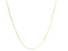 14k Yellow Gold Diamond Cut Cable Link Chain 0.8mm