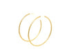 Endless Hoop Style Earrings in 14K Yellow Gold(1.2x30mm)