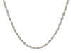 14k White Gold Light Rope Chain (2.00 mm)