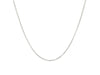 14k White Gold Diamond Cut Rolo Chain (1.10 mm)