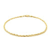 10k Yellow Gold Solid Diamond Cut Rope Bracelet (1.80 mm)