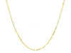 14k Yellow Gold Solid Figaro Chain (1.30 mm)
