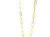 18K Yellow Gold Paperclip Chain (2.50 mm)