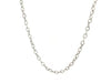 14k White Gold Pendant Chain with Textured Links (2.30 mm)
