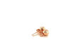 14k Rose Gold Round Faceted Style Stud Earrings
