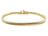 Fancy Weave Bangle in 14k Yellow Gold (3.00 mm)