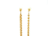 14k Yellow Gold Polished Drop Earrings