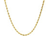 10k Yellow Gold Solid Diamond Cut Rope Chain (2.50 mm)
