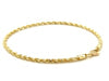 10k Yellow Gold Solid Diamond Cut Rope Bracelet (2.50 mm)