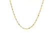 14k Two-Tone Gold Singapore Chain (2.50 mm)