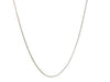 10k White Gold Adjustable Wheat Chain 1.0mm
