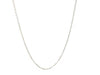 14k White Gold Round Cable Link Chain (1.20 mm)