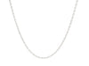 18k White Gold Round Cable Chain (1.50 mm)