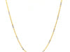 Bar Links Pendant Chain in 14k Two Tone Gold (1.00 mm)