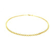 2.3mm 10k Yellow Gold Rolo Anklet