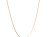 14k Pink Gold Oval Cable Link Chain (0.85 mm)