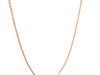 14k Rose Gold Oval Cable Link Chain (0.97 mm)