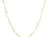 14k Yellow Gold Faceted Cable Link Chain (1.2 mm)