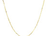 14k Yellow Gold Faceted Cable Link Chain 1.3mm