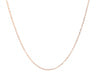 14k Pink Gold Diamond Cut Cable Link Chain (0.87 mm)