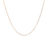 14k Pink Gold Diamond Cut Cable Link Chain 0.8mm