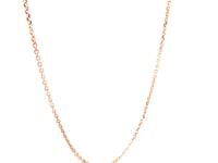 14k Rose Gold Diamond Cut Cable Link Chain 1.1mm