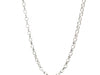3.2mm 14k White Gold Oval Rolo Chain (3.20 mm)