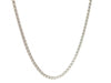 14k White Gold Round Wheat Chain (2.1 mm)