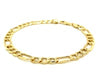 14k Yellow Gold Lite Figaro Bracelet (6.60 mm)
