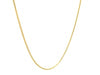 14k Yellow Gold Adjustable Franco Chain 0.9mm