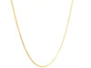 Double Extendable Cable Chain in 14k Yellow Gold (1.0mm)