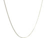 14k White Gold Adjustable Wheat Chain 1.0mm