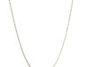 14k White Gold Bead Chain 1.0mm (1.00 mm)