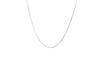 14k White Gold Diamond Cut Cable Link Chain 0.7mm