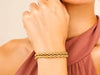 14k Yellow Gold Dual Row Rope Bracelet  (4.80 mm)