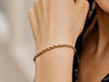 10k Yellow Gold Solid Diamond Cut Rope Bracelet (2.75 mm)