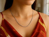 14k White Gold French Cable Link Chain (2.50 mm)