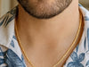 14k Yellow Gold Solid Diamond Cut Rope Chain (1.40 mm)