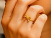14k Yellow Gold Bow Ring