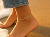 14k Yellow Gold Mariner Link Anklet 1.7mm