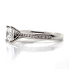 Ritani White 18 Karat Gold Diamond Engagement Ring Mounting Size 6.5 * - Diamond Designs