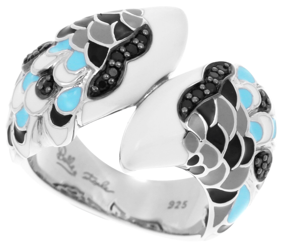 Belle Etoile Love in Plume Ring Classic Fine Solid Sterling Silver