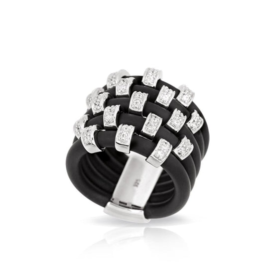 Belle Etoile Isis Ring Classic Fine Solid Sterling Silver