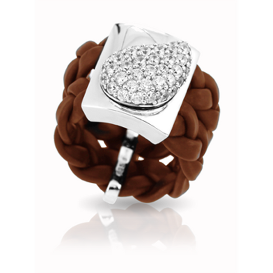 Belle Etoile Florence Ring Classic Fine Solid Sterling Silver