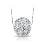 Pop Pendant Classic Fine Solid Sterling Silver